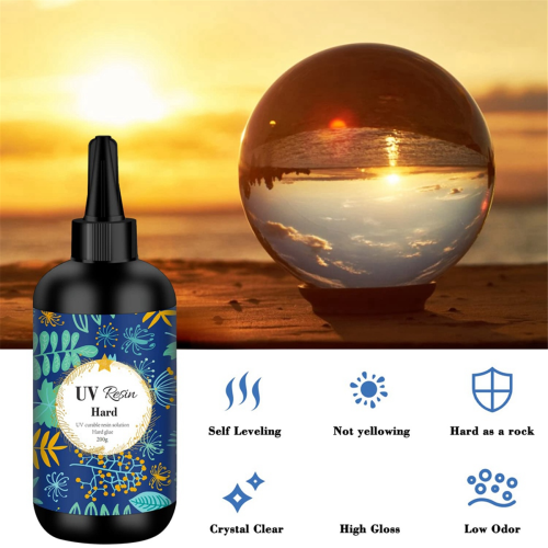 UV Resin 200G Διαφανής Ultraviolet Curing Clear Hard Type Resin 1