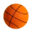 Stille basketbal dribbelen binnen, binnentraining schuimbal 1