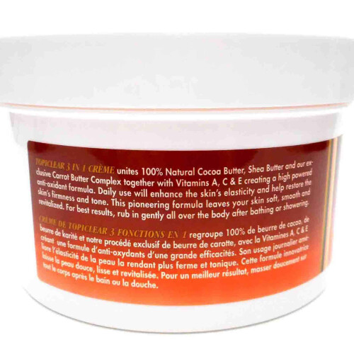Topiclear 3 in 1 Creme Kakaobutter Sheabutter Karottenbutter 18 fl oz 2