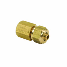 Viair 92837 1/4-Zoll-NPT-Außengewinde auf 1/4-Zoll-Klemmverschraubung für 1/4-Zoll-Luftleitung, Gold