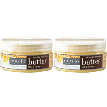 Trattamento idratante Cuccio Naturale Butter Blend per mani, piedi e corpo - Latte e miele - Idratazione non grassa 24 ore - 8 oz (confezione da 2)
