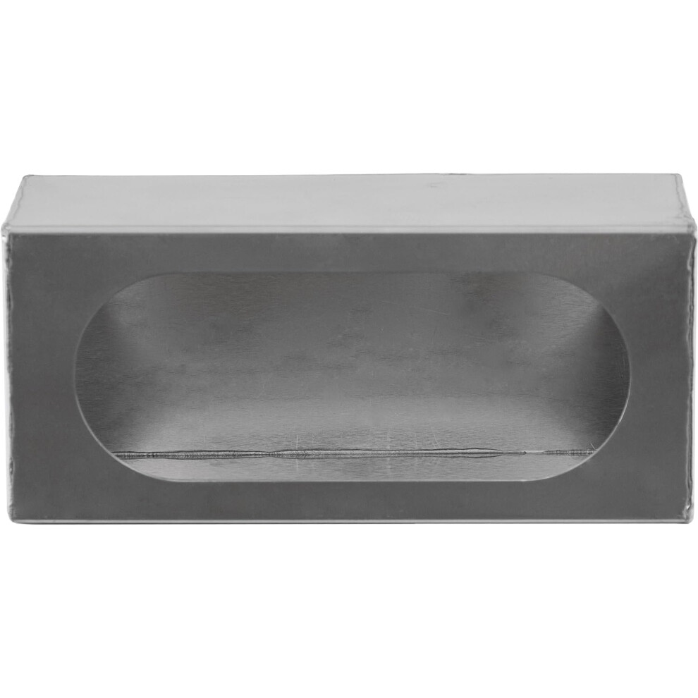 CAISSE LUMINEUSE SIMPLE OVALE 3X8X3 ALUMINIUM