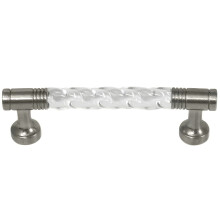 Laurey 82959 3-Inch Acrystal Pull with Satin Pewter Legs Acrylic