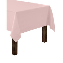 Rechteckige Tischdecke von Gee Di Moda     152,4 x 321,9 cm, rosa Tischdecke fur 2,44 m grosse rechteckige Tische     strapazierfahiger, waschbarer St