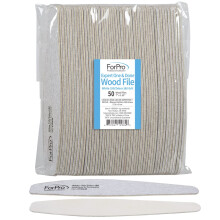 ForPro Professional Collection Expert One & Done Tr?fil Hvid 150 Grit/Zebra 180 Grit Manicure & Pedicure Neglefile 7 L x 1,25 W 50-Count
