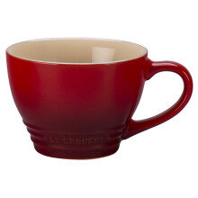 Le Creuset Stoneware Bistro Mug 14 oz. Cerise