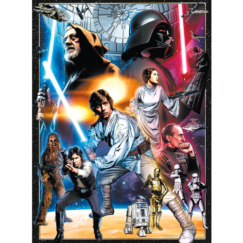 Star Wars Vintage Art: Ο Κύκλος είναι Πλέον Πλήρης - Παζλ 1000 Κομματιών