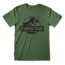 (Large) Jurassic Park 'Mono Logo' (Green) T-Shirt