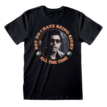 (Small) Jurassic Park 'Hate Being Right' (Black) T-Shirt