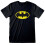 Batman (Medium) Batman 'Yellow Logo' (Black) T-Shirt 1