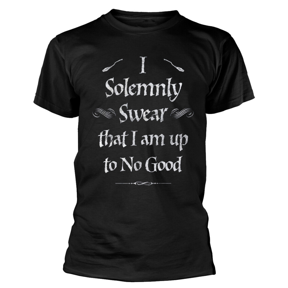 Harry Potter (Small) 'I Solemnly Swear' (Black) T-Shirt Black