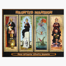 (HAUNTED MANSION Vintage New Orleans Liberty Square Prints.=106) Jigsaw Puzzle Wooden 300-Piece for Adults Kids Seniors- Home Decor Family Activity Game Wall Art 38x26cm / 15x10inch Birthday Party Gift Toy