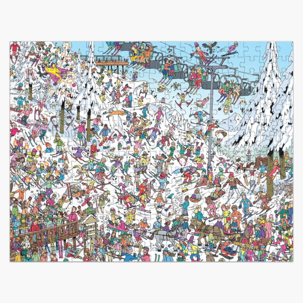 Photos - Jigsaw Puzzle / Mosaic  Jigsaw Puzzle Wooden 300-Piece for Adults Kids Seniors- Home Decor Family Activity Game Wall Art 38x26cm /(Skiing Stars=16)