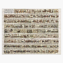 (The COMPLETE Bayeux=180) Jigsaw Puzzle Wooden 300-Piece for Adults Kids Seniors- Home Decor Family Activity Game Wall Art 38x26cm / 15x10inch Birthday Party Gift Toy