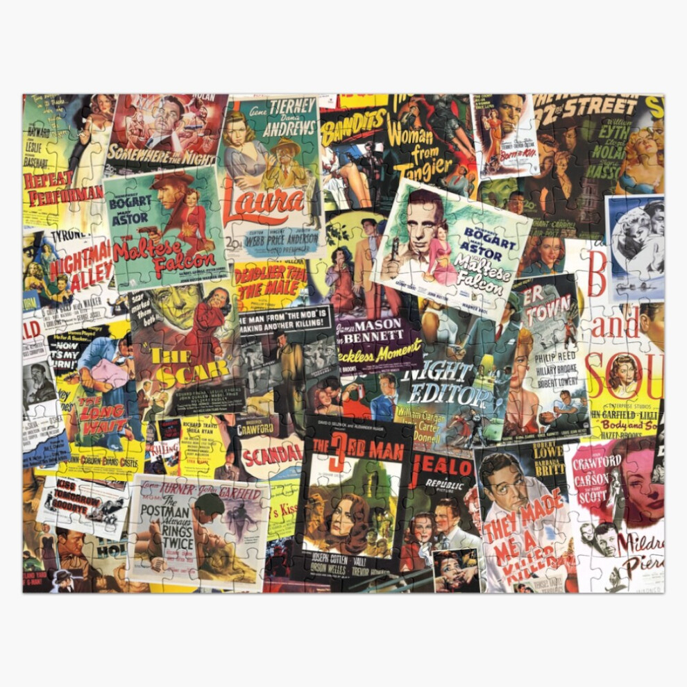 Photos - Jigsaw Puzzle / Mosaic Jigsaw Puzzle Wooden 300-Piece for Adults Kids Seniors- Home Decor Family Activity Game Wall(Film Noir Poster Collage=266)