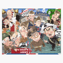 (Dads Army Collective=72) Jigsaw Puzzle Wooden 300-Piece for Adults Kids Seniors- Home Decor Family Activity Game Wall Art 38x26cm / 15x10inch Birthday Party Gift Toy
