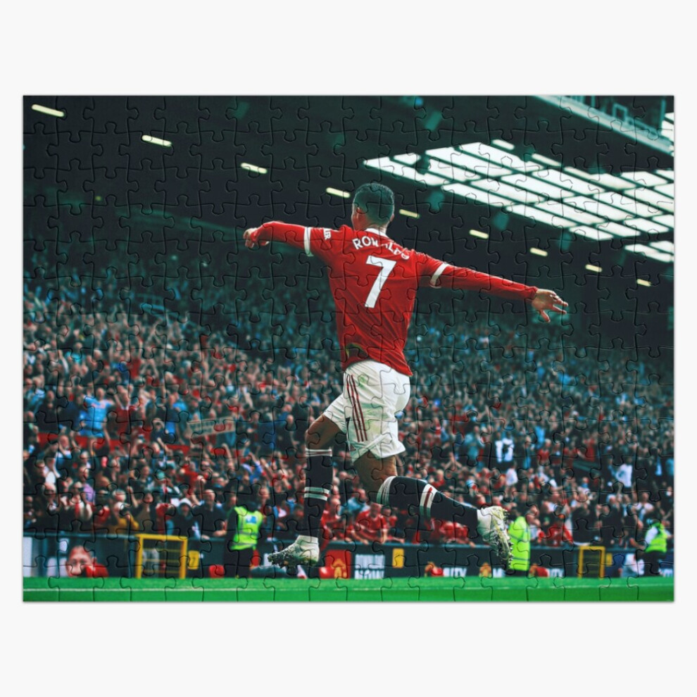Bearlad (Ronaldo Moments At Manchester,Ronaldo Gifts, Ronaldo Best Selling Ronaldo Top Items =458) Jigsaw Puzzle Wooden 300-Piece For Adults Kids Seniors- H