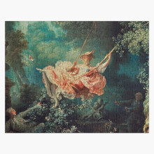 (The Swing Painting - Jean-Honoré Fragonard=753) Jigsaw Puzzle Wooden 300-Piece for Adults Kids Seniors- Home Decor Family Activity Game Wall Art 38x26cm / 15x10inch Birthday Party Gift Toy