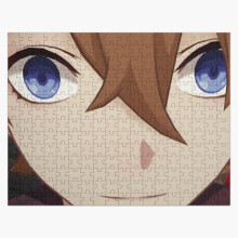 (Childe (Tartaglia) Face Meme=762) Jigsaw Puzzle Wooden 300-Piece for Adults Kids Seniors- Home Decor Family Activity Game Wall Art 38x26cm / 15x10inch Birthday Party Gift Toy