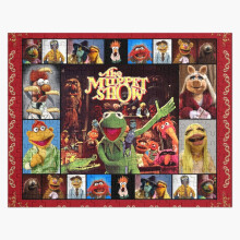 (The Muppet Show Photo Collage=764) Jigsaw Puzzle Wooden 300-Piece for Adults Kids Seniors- Home Decor Family Activity Game Wall Art 38x26cm / 15x10inch Birthday Party Gift Toy