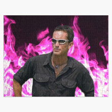 (Jeff Probst=769) Jigsaw Puzzle Wooden 300-Piece for Adults Kids Seniors- Home Decor Family Activity Game Wall Art 38x26cm / 15x10inch Birthday Party Gift Toy