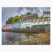 (Portree Harbour, Isle of Skye=799) Jigsaw Puzzle Wooden 300-Piece for Adults Kids Seniors- Home Decor Family Activity Game Wall Art 38x26cm / 15x10inch Birthday Party Gift Toy
