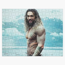 (Jason Momoa=1039) Jigsaw Puzzle Wooden 300-Piece for Adults Kids Seniors- Home Decor Family Activity Game Wall Art 38x26cm / 15x10inch Birthday Party Gift Toy
