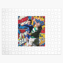 (Scotland Football glasgow Rangers Artwork=1069) Jigsaw Puzzle Wooden 300-Piece for Adults Kids Seniors- Home Decor Family Activity Game Wall Art 38x26cm / 15x10inch Birthday Party Gift Toy