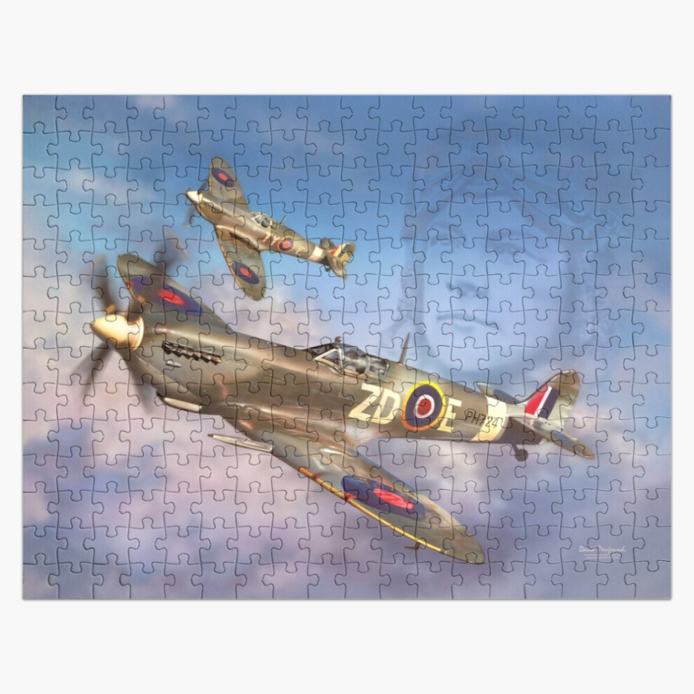 Bearlad (Spirit Of The Spitfire=1170) Jigsaw Puzzle Wooden 300-Piece For Adults Kids Seniors- Home Decor Family Activity Game Wall Art 38X26cm / 15X10inch Bir