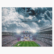 (real madrid=1875) Jigsaw Puzzle Wooden 300-Piece for Adults Kids Seniors- Home Decor Family Activity Game Wall Art 38x26cm / 15x10inch Birthday Party Gift Toy