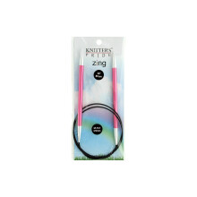 Knitter's Pride KP140134 Zing faste rundpinde 32""""-st?rrelse 10,5/6,5 mm