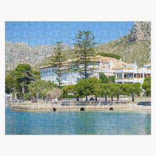 (Illa D'or Puerto Pollensa=2438) Jigsaw Puzzle Wooden 300-Piece for Adults Kids Seniors- Home Decor Family Activity Game Wall Art 38x26cm / 15x10inch Birthday Party Gift Toy