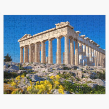 (Magnificent Athens Acropolis Design of Athens Parthenon=1909) Jigsaw Puzzle Wooden 300-Piece for Adults Kids Seniors- Home Decor Family Activity Game Wall Art 38x26cm / 15x10inch Birthday Party Gift Toy