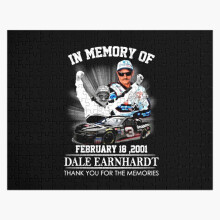 (In Memory Of Dale Earnhardt=2952) Jigsaw Puzzle Wooden 300-Piece for Adults Kids Seniors- Home Decor Family Activity Game Wall Art 38x26cm / 15x10inch Birthday Party Gift Toy
