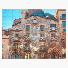 (Casa Batllo Gaudi in Barcelona=2984) Jigsaw Puzzle Wooden 300-Piece for Adults Kids Seniors- Home Decor Family Activity Game Wall Art 38x26cm / 15x10inch Birthday Party Gift Toy