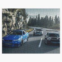 (Squad Goals=2993) Jigsaw Puzzle Wooden 300-Piece for Adults Kids Seniors- Home Decor Family Activity Game Wall Art 38x26cm / 15x10inch Birthday Party Gift Toy