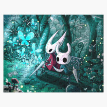 (hollow knight=3311) Jigsaw Puzzle Wooden 300-Piece for Adults Kids Seniors- Home Decor Family Activity Game Wall Art 38x26cm / 15x10inch Birthday Party Gift Toy