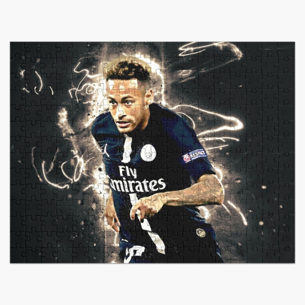Photos - Jigsaw Puzzle / Mosaic  Jigsaw Puzzle Wooden 300-Piece for Adults Kids Seniors- Home Decor Family Activity Game Wall Art 38x26cm /(Neymar JR=3186)