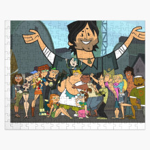 (Total Drama=3741) Jigsaw Puzzle Wooden 300-Piece for Adults Kids Seniors- Home Decor Family Activity Game Wall Art 38x26cm / 15x10inch Birthday Party Gift Toy