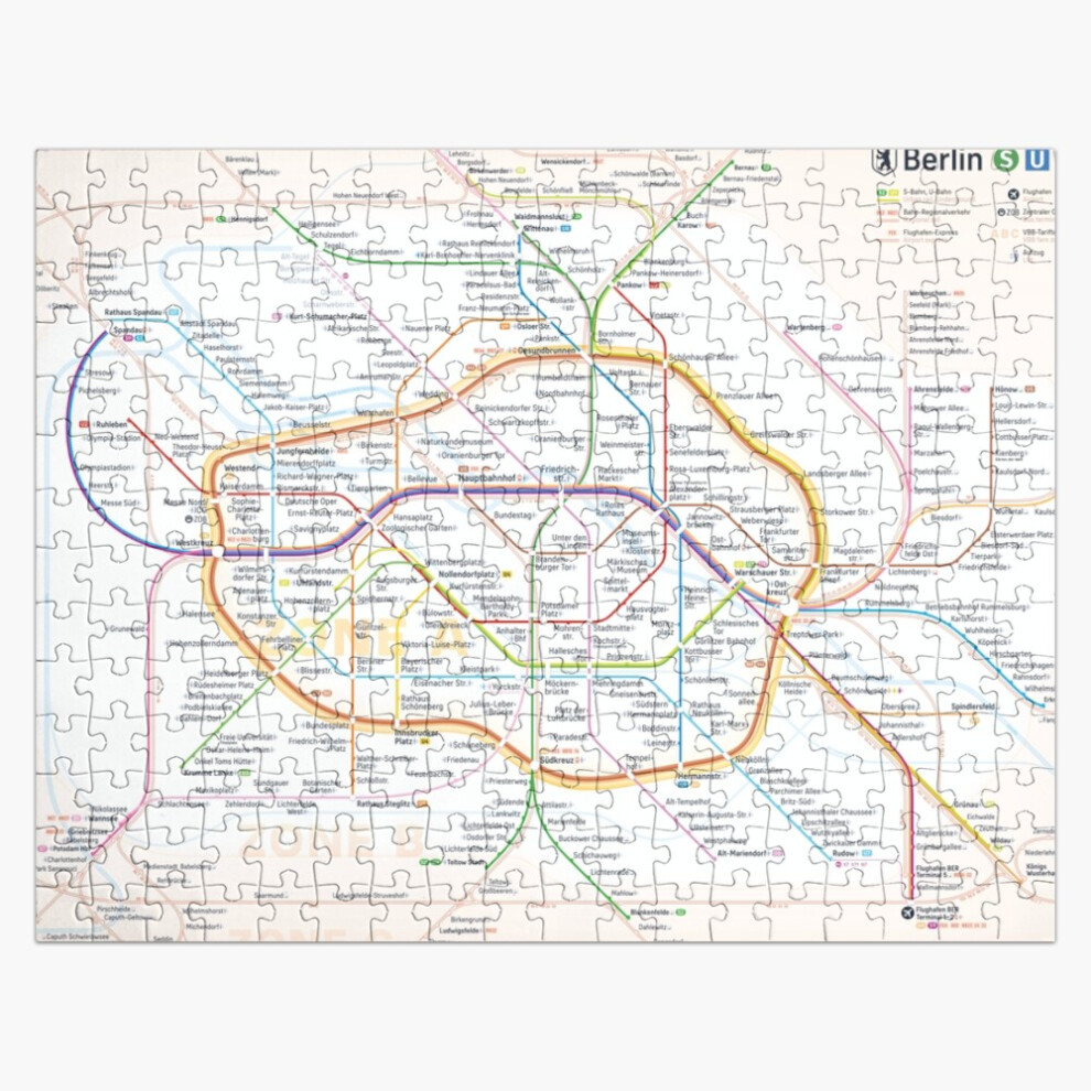 Photos - Jigsaw Puzzle / Mosaic =4123) Jigsaw Puzzle Wooden 300-Piece for Adults Kids Seniors- Home D(New Berlin rapid transit route map (December 11, 2022)