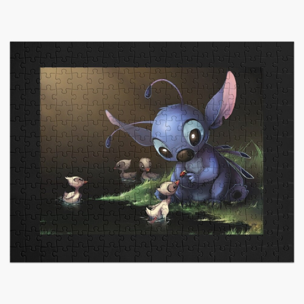 Photos - Jigsaw Puzzle / Mosaic Jigsaw Puzzle Wooden 300-Piece for Adults Kids Seniors- Home Decor Family Activity Game Wall Art(kindness animal blue=4198)
