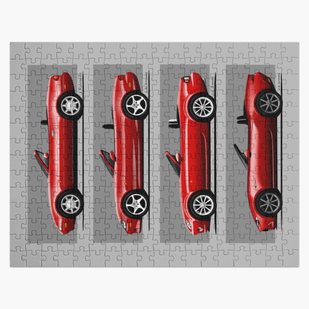 Photos - Jigsaw Puzzle / Mosaic  Jigsaw Puzzle Wooden 300-Piece for Adults Kids Se(The four generations of the classic roadster convertible sports car=5010)