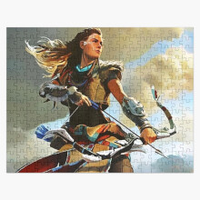 (Character Horizon Zero Dawn=5406) Jigsaw Puzzle Wooden 300-Piece for Adults Kids Seniors- Home Decor Family Activity Game Wall Art 38x26cm / 15x10inch Birthday Party Gift Toy