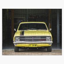 (Peter Surace's Holden HK Monaro=4941) Jigsaw Puzzle Wooden 300-Piece for Adults Kids Seniors- Home Decor Family Activity Game Wall Art 38x26cm / 15x10inch Birthday Party Gift Toy