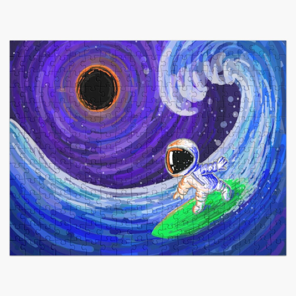 Photos - Jigsaw Puzzle / Mosaic  Jigsaw Puzzle Wooden 300-Piece for Adults Kids Seniors- Home Decor Family Activity Game Wall(Surfing the Warped Tide=5682)