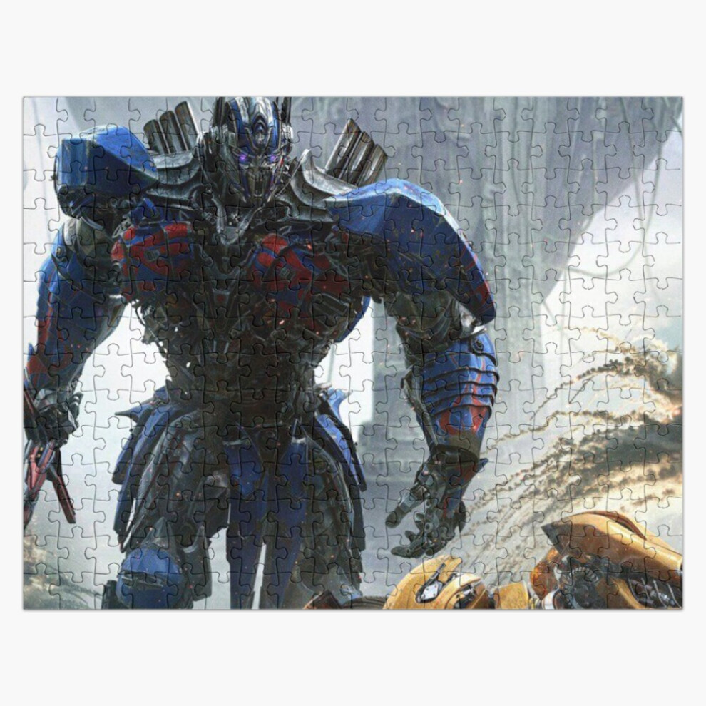 (Transformers The Last Knight Movie=5457) Jigsaw Puzzle Wooden 300-Piece for Adults Kids Seniors- Home Decor Family Activity Game Wall Art 38x26cm / 1-image-OPC-PGDHS8X-NEW