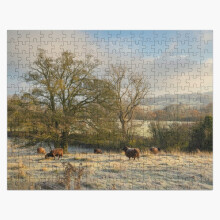 (A Cotswold Winter=5761) Jigsaw Puzzle Wooden 300-Piece for Adults Kids Seniors- Home Decor Family Activity Game Wall Art 38x26cm / 15x10inch Birthday Party Gift Toy
