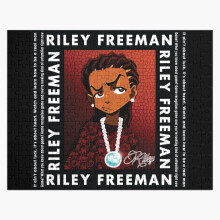 (The Boondocks Riley Freeman=5955) Jigsaw Puzzle Wooden 300-Piece for Adults Kids Seniors- Home Decor Family Activity Game Wall Art 38x26cm / 15x10inch Birthday Party Gift Toy