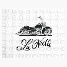 (Viclas Lowrider HarleyLa Vicla=5962) Jigsaw Puzzle Wooden 300-Piece for Adults Kids Seniors- Home Decor Family Activity Game Wall Art 38x26cm / 15x10inch Birthday Party Gift Toy