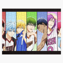 (Kuroko team Basket=5968) Jigsaw Puzzle Wooden 300-Piece for Adults Kids Seniors- Home Decor Family Activity Game Wall Art 38x26cm / 15x10inch Birthday Party Gift Toy